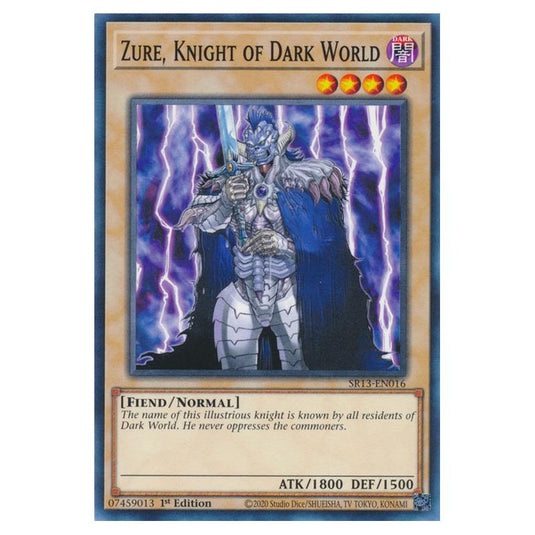 Yu-Gi-Oh! - Structure Deck - Dark World - Zure, Knight of Dark World (Common) SR13-EN016