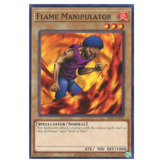 Yu-Gi-Oh! - Legend of Blue Eyes White Dragon (25th Anniversary Edition) - Flame Manipulator (Common) - LOB25-EN016