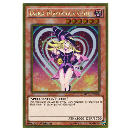 Yu-Gi-Oh! - Yu-Gi-Oh! The Dark Side of Dimensions Movie Pack - Gold Edition - Dark Magician Girl (Gold Rare) MVP1-ENG56