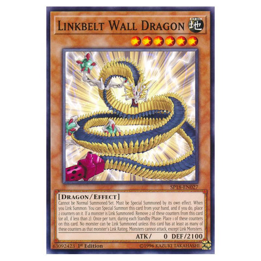 Yu-Gi-Oh! - Star Pack VRAINS - Linkbelt Wall Dragon (Common) SP18-EN027