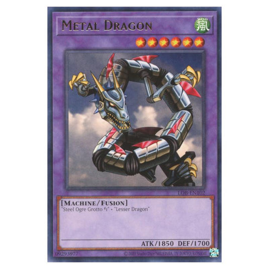 Yu-Gi-Oh! - Legend of Blue Eyes White Dragon (25th Anniversary Edition) - Metal Dragon (Rare) - LOB25-EN102