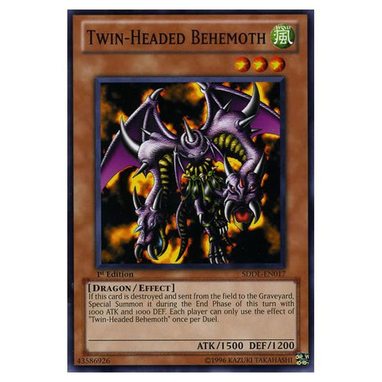 Yu-Gi-Oh! - Dragunity Legion Structure Deck - Twin-Headed Behemoth (Common) SDDL-EN017