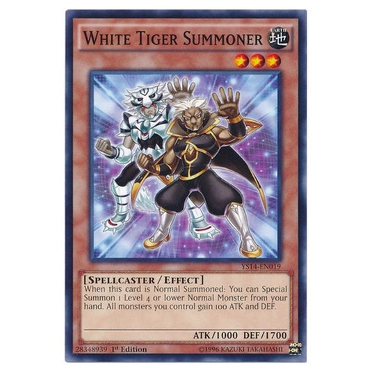 Yu-Gi-Oh! - Super Starter - Space-Time Showdown - White Tiger Summoner (Common) YS14-EN019