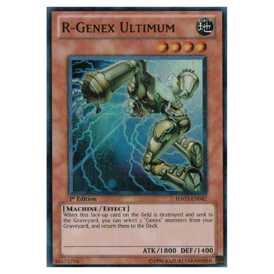 Yu-Gi-Oh! - Hidden Arsenal 3 - R-Genex Ultimum (Super Rare) HA03-EN047