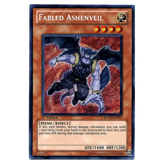 Yu-Gi-Oh! - Hidden Arsenal 3 - Fabled Ashenveil (Secret Rare) HA03-EN037