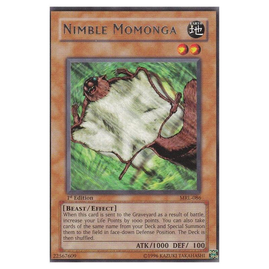 Yu-Gi-Oh! - Magic Ruler - Nimble Momonga (Rare) - MRL-EN086/050