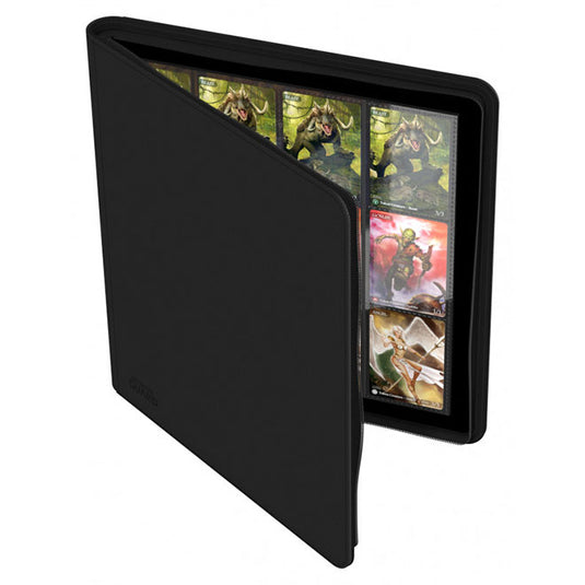 Ultimate Guard - QUADROW Zipfolio 480 - 24-Pocket XenoSkin - Black