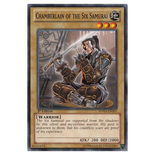 Yu-Gi-Oh! - Samurai Warlords Structure Deck - Chamberlain of the Six Samurai (Common) SDWA-EN001