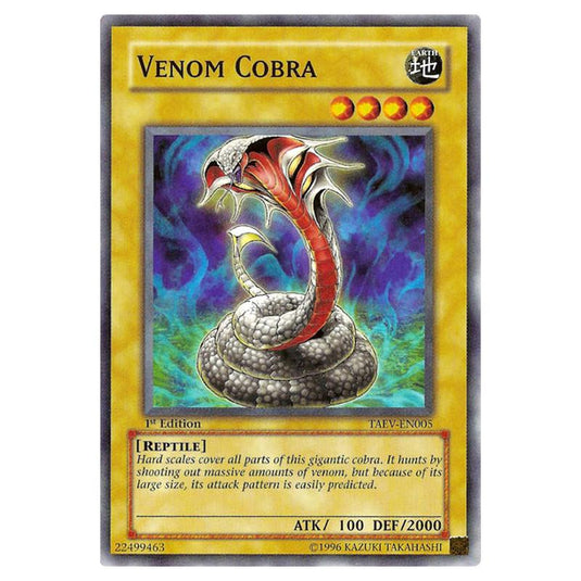 Yu-Gi-Oh! - Tactical Evolution - Venom Cobra (Common) TAEV-EN005