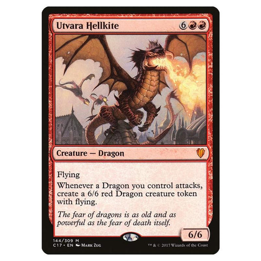 Magic The Gathering - Commander 2017 - Utvara Hellkite - 144/309