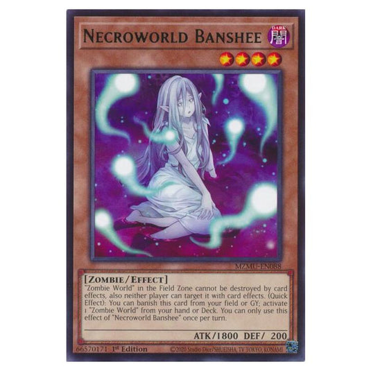 Yu-Gi-Oh! - Maze of Muertos - Necroworld Banshee (Rare) - MZMU-EN088