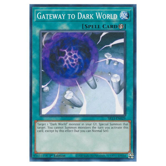 Yu-Gi-Oh! - Structure Deck - Dark World - Gateway to Dark World (Common) SR13-EN029