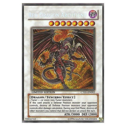 Yu-Gi-Oh! - Collectible Tins 2008 Wave 1 - Red Dragon Archfiend (Secret Rare) CT05-EN002