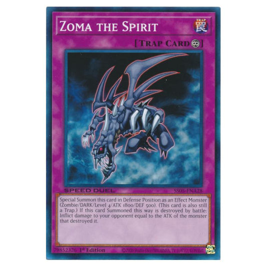Yu-Gi-Oh! - Speed Duel Starter Decks - Twisted Nightmares - Zoma the Spirit (Common) SS05-ENA28