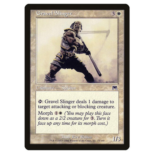 Magic The Gathering - Onslaught - Gravel Slinger - 33/350