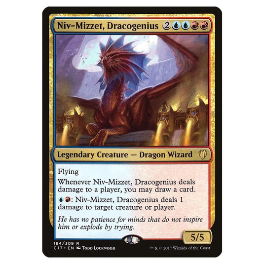 Magic The Gathering - Commander 2017 - Niv-Mizzet, Dracogenius - 184/309