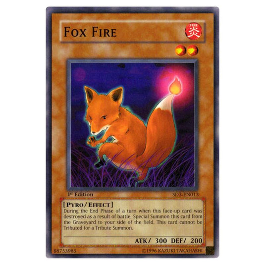 Yu-Gi-Oh! - Structure Deck - Blaze of Destruction - Fox Fire (Common) SD3-EN013
