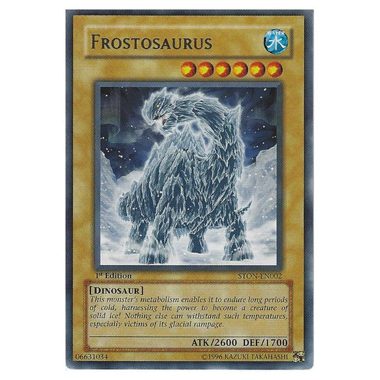 Yu-Gi-Oh! - Strike of Neos - Frostosaurus (Rare) STON-EN002