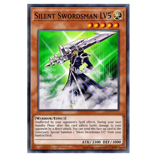 Yu-Gi-Oh! - Yugi's Legendary Decks - Silent Swordsman LV5 (Common) YGLD-ENC07