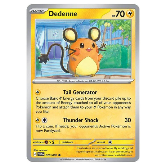 Pokemon - Mega Evolution - Perfect Order - Dedenne - 029/088