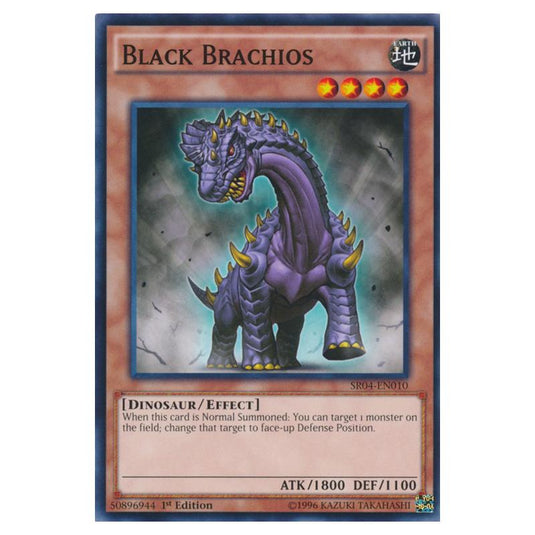 Yu-Gi-Oh! - Dinosmasher\'s Fury Structure Deck - Black Brachios (Common) SR04-EN010