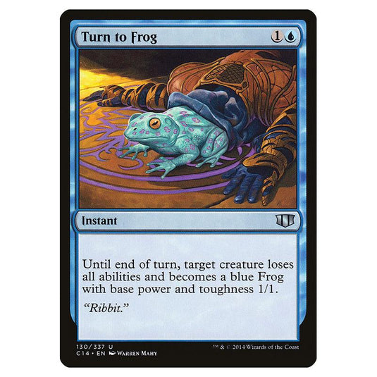 Magic The Gathering - Commander 2014 - Turn To Frog - 130
