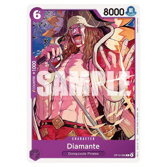 One Piece - OP14 - The Azure Sea's Seven - Diamante - OP14-066