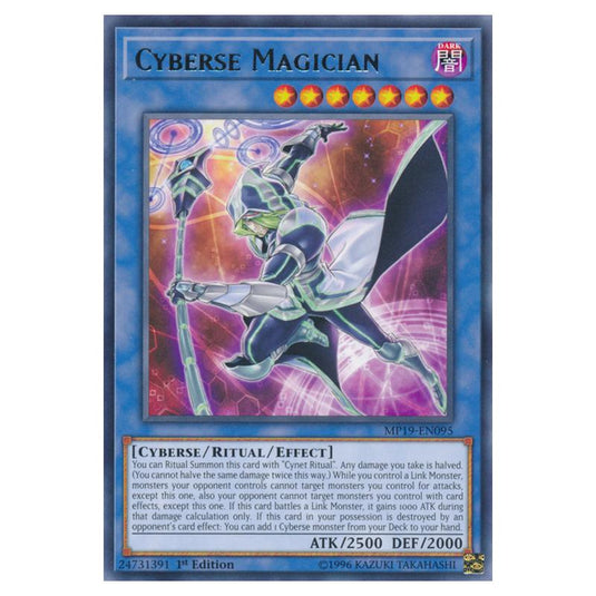 Yu-Gi-Oh! - 2019 Gold Sarcophagus Tin Mega Pack - Cyberse Magician (Rare) MP19-EN095