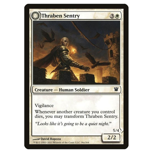 Magic the Gathering - Innistrad - Thraben Sentry // Thraben Militia - 38/264