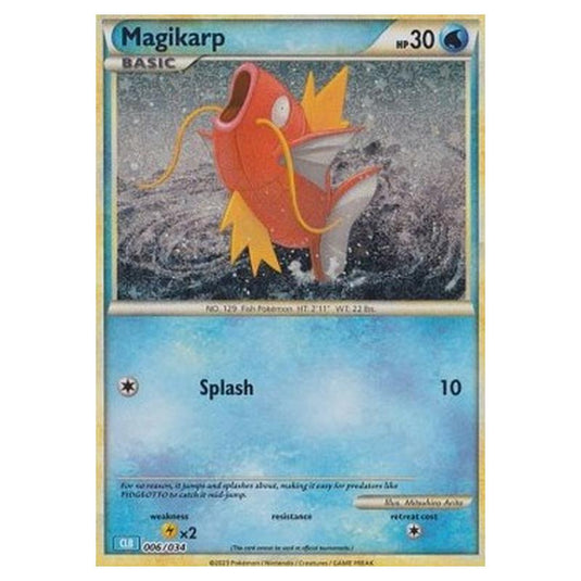Pokemon - Pokémon Trading Card Game Classic - Blastoise & Suicune ex Deck - Magikarp 006