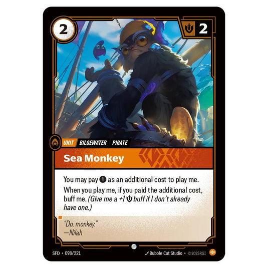 Riftbound: League of Legends TCG - Spiritforged - Sea Monkey - 098/221