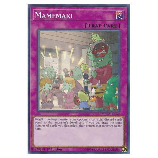 Yu-Gi-Oh! - 2019 Gold Sarcophagus Tin Mega Pack - Mamemaki (Common) MP19-EN052