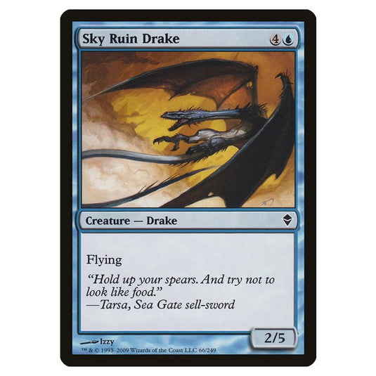 Magic The Gathering - Zendikar - Sky Ruin Drake - 66/249