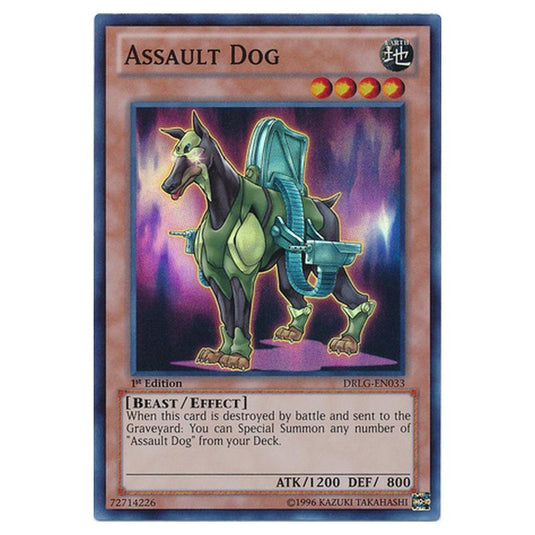 Yu-Gi-Oh! - Dragons of Legend - Assault Dog (Super Rare) DRLG-EN033