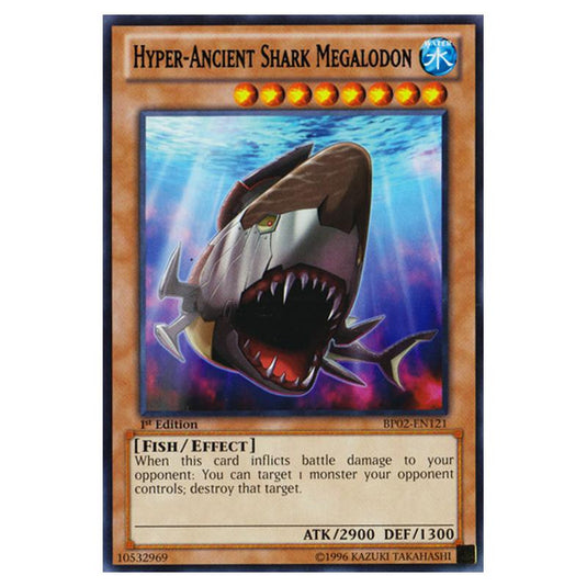 Yu-Gi-Oh! - Battle Pack 2 - War of the Giants - Hyper-Ancient Shark Megalodon (Rare) BP02-EN121