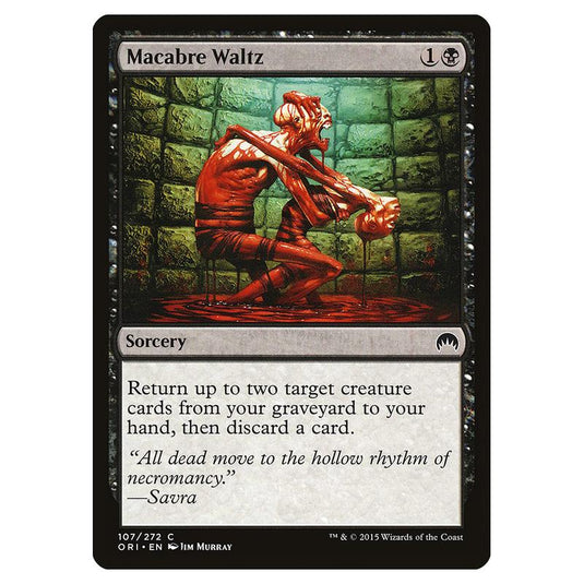 Magic The Gathering - Magic Origins - Macabre Waltz - 107/272 (Foil)