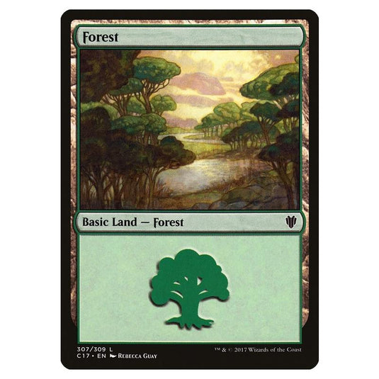 Magic The Gathering - Commander 2017 - Forest - 307/309