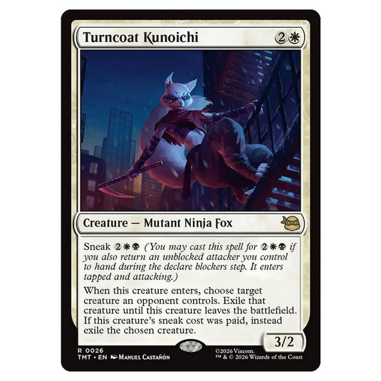 Magic The Gathering - Teenage Mutant Ninja Turtles - Turncoat Kunoichi - 0026