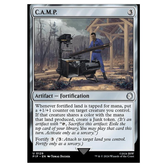 Magic The Gathering - Universes Beyond - Fallout - C.A.M.P. - 0129