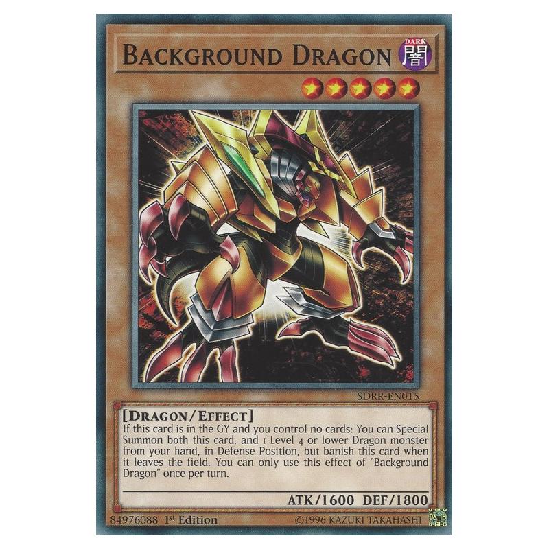 Yu-Gi-Oh! - Structure Deck - Rokket Revolt - Background Dragon (Common