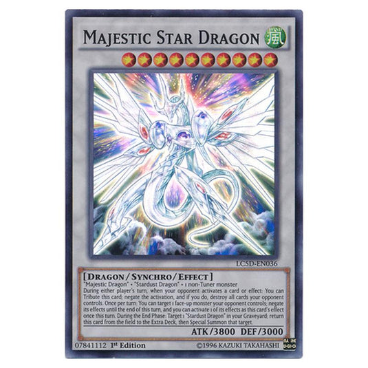 Yu-Gi-Oh! - Legendary Collection 5D's Mega Pack - Majestic Star Dragon (Super Rare) LC5D-EN036