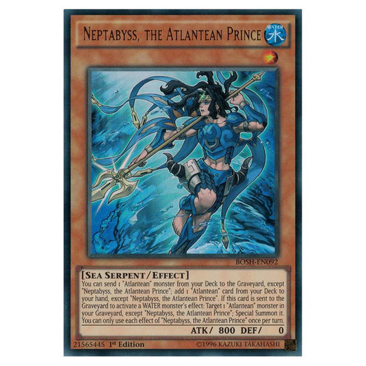 Yu-Gi-Oh! - Breakers of Shadow - Neptabyss, the Atlantean Prince (Ultra Rare) BOSH-EN092