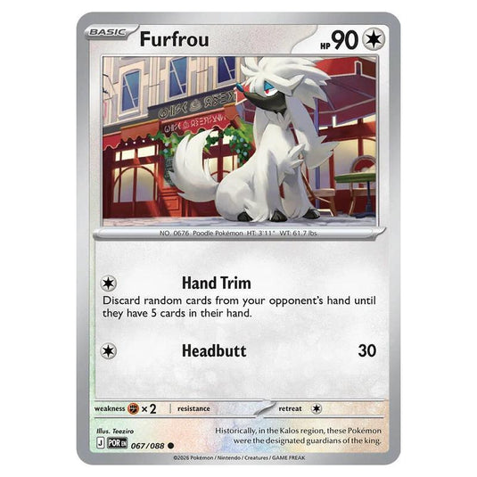 Pokemon - Mega Evolution - Perfect Order - Furfrou - 067/088