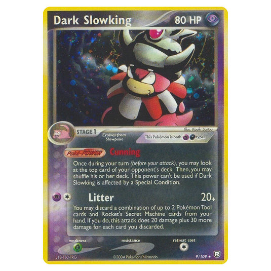 Pokemon - EX Team Rocket Returns - Dark Slowking - 009/109