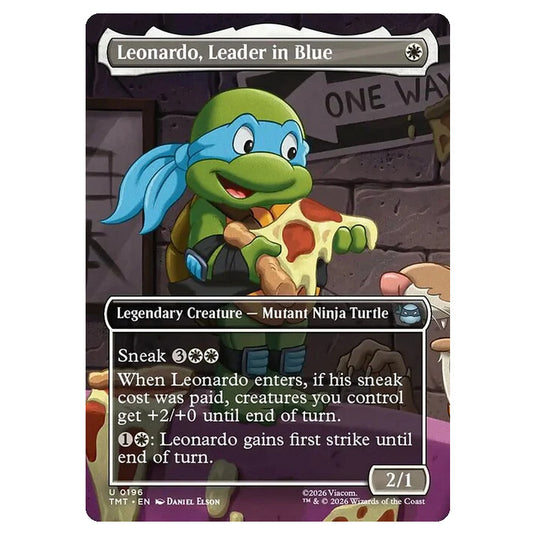 Magic The Gathering - Teenage Mutant Ninja Turtles - Leonardo, Leader in Blue - 0196