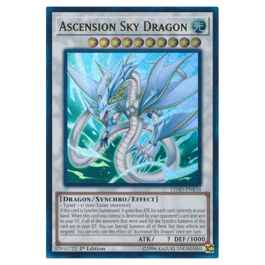 Yu-Gi-Oh! - Legendary Hero Decks - Ascension Sky Dragon (Ultra Rare) LEHD-ENB34