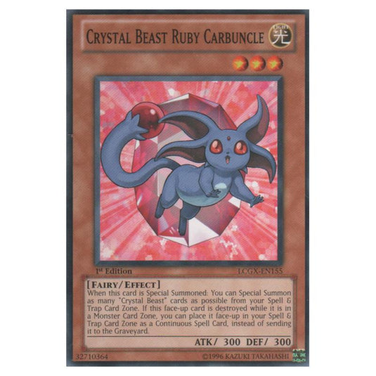 Yu-Gi-Oh! - Legendary Collection 2 - The Duel Academy Years Mega Pack - Crystal Beast Ruby Carbuncle (Common) LCGX-EN155