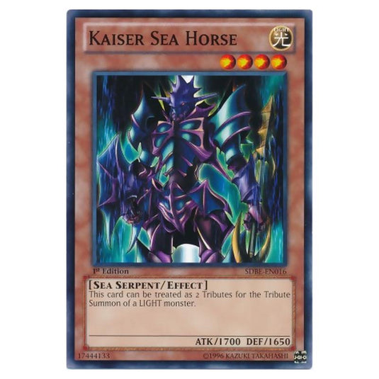 Yu-Gi-Oh! - Saga of Blue-Eyes White Dragon Structure Deck - Kaiser Sea Horse (Common) SDBE-EN016