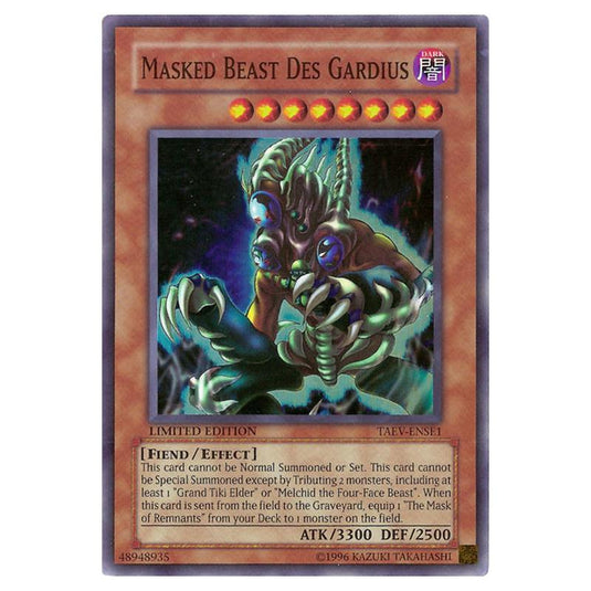 Yu-Gi-Oh! - Tactical Evolution - Special Edition - Masked Beast Des Gardius (Super Rare) TAEV-ENSE1