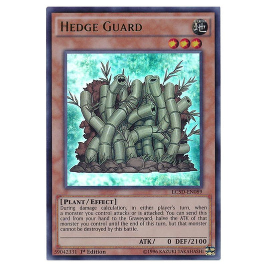 Yu-Gi-Oh! - Legendary Collection 5D's Mega Pack - Hedge Guard (Ultra Rare) LC5D-EN089